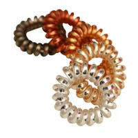 Multi-colored Spiral Hair Ties
